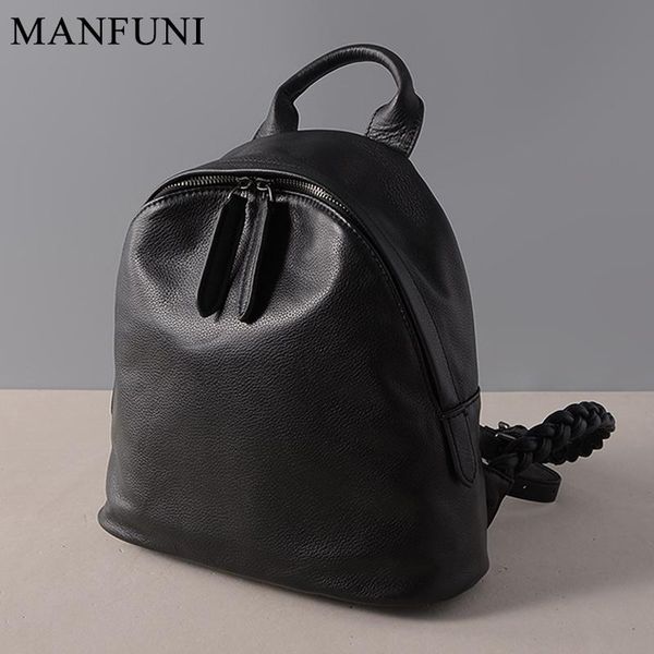 fashion women backpack daily casual travel bag 100% genuine leather large capacity classic black schoolbag simple knapsack
fashion women backpack daily casual travel bag 100% genuine leather large capacity classic black schoolbag simple knapsack
