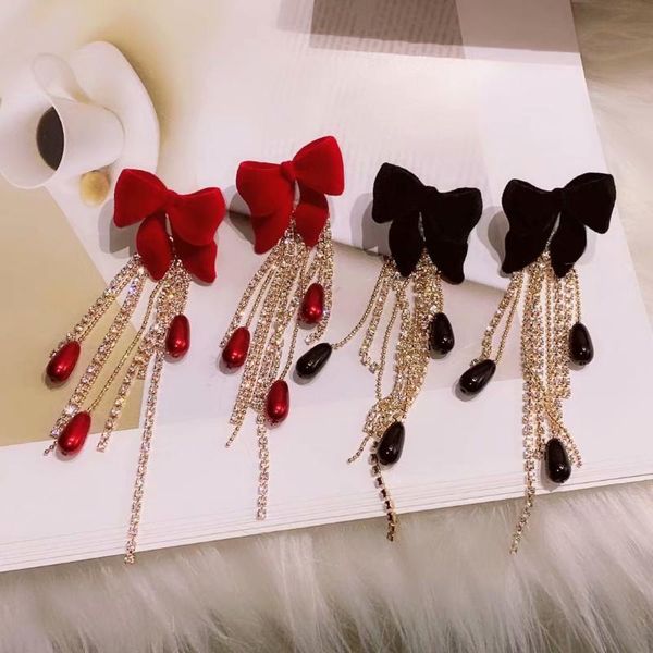 dangle & chandelier velvet bow hoop cherry earrings elegant dinner fashion jewelry 2021 for women oorbellen voor vrouwen aretes largos de mu, Silver
dangle & chandelier velvet bow hoop cherry earrings elegant dinner fashion jewelry 2021 for women oorbellen voor vrouwen aretes largos de mu, Silver