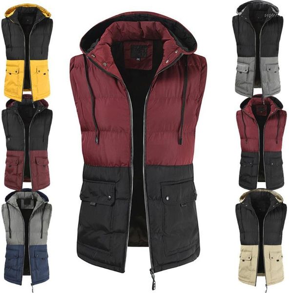 men's vests fashion men autum winter hooded patchwork outwear vest jacket blouse motion leisure solid color style work clothes1, Black;white
men's vests fashion men autum winter hooded patchwork outwear vest jacket blouse motion leisure solid color style work clothes1, Black;white
