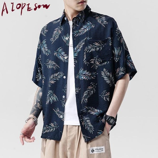 new mens hawaiian shirt fashion loose leaf printing men shirt short sleeve casual beach pointed collar shirts for men -5xl, White;black
new mens hawaiian shirt fashion loose leaf printing men shirt short sleeve casual beach pointed collar shirts for men -5xl, White;black