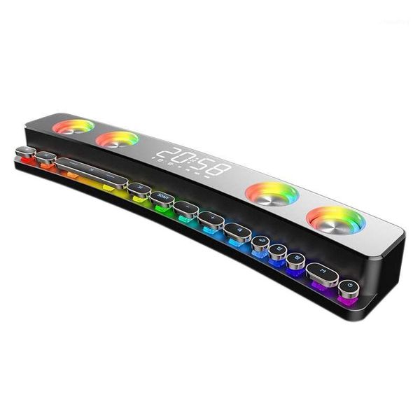 portable wireless game soundbar usb 3d stereo bass subwoofer aux fm home digital alarm clock with bluetooth speaker1
portable wireless game soundbar usb 3d stereo bass subwoofer aux fm home digital alarm clock with bluetooth speaker1