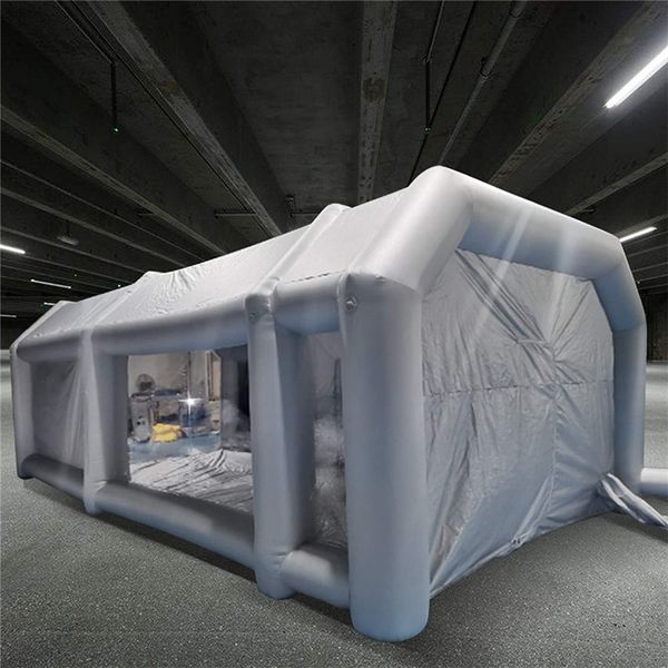 12x5x4m giant car painting room balloon inflatable spray booth car garage working station with filter system and blowers
12x5x4m giant car painting room balloon inflatable spray booth car garage working station with filter system and blowers