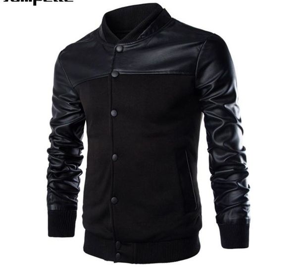 2018 new autumn winter warmth men's parkas cotton leather parchwork material slim fit thick male jackets casual men outwears, Black
2018 new autumn winter warmth men's parkas cotton leather parchwork material slim fit thick male jackets casual men outwears, Black