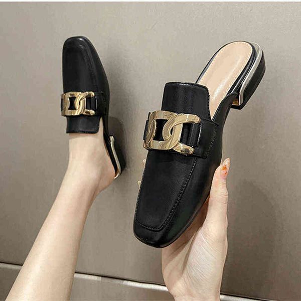 herme women's slippers lazy slipper's wear out with heels 2022 net red ins summer half one foot women's leather support shoes, Black
herme women's slippers lazy slipper's wear out with heels 2022 net red ins summer half one foot women's leather support shoes, Black