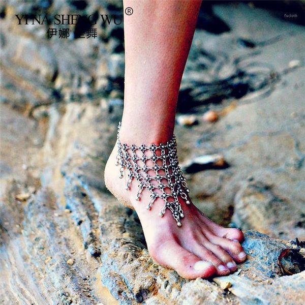 ladies fashion silver color style retro traditional belly dance anklet with hollow bell sound fashion pendant anklet 1pc1, Black;red
ladies fashion silver color style retro traditional belly dance anklet with hollow bell sound fashion pendant anklet 1pc1, Black;red