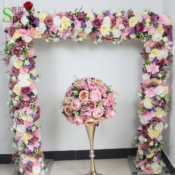 decorative flowers & wreaths spr wedding arch table runner flower wall stage backdrop wholesale artificial centerpiece 10pcs/lot
decorative flowers & wreaths spr wedding arch table runner flower wall stage backdrop wholesale artificial centerpiece 10pcs/lot