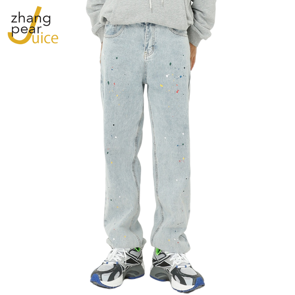 men's jeans print straight fashion retro pants men streetwear loose hip-hop denim trousers mens, Blue
men's jeans print straight fashion retro pants men streetwear loose hip-hop denim trousers mens, Blue