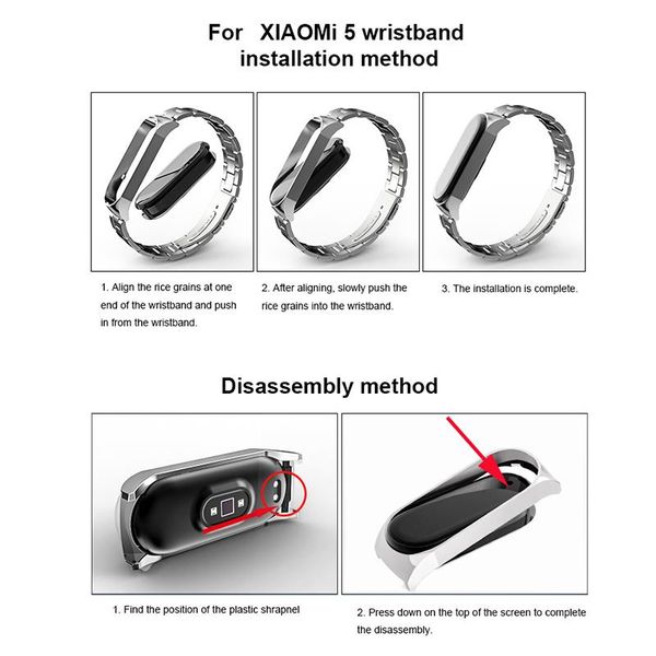 новые smart watch band подходит для xiaomi mi band 5 loop classic britband ремень из нержавеющей стали металлический браслет ремешок оптом s
новые smart watch band подходит для xiaomi mi band 5 loop classic britband ремень из нержавеющей стали металлический браслет ремешок оптом s