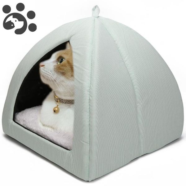 cat beds & furniture kennel anti-slip dog house for small dogs cats removable cushion pet puppy kitten soft plush bed bench bd0073