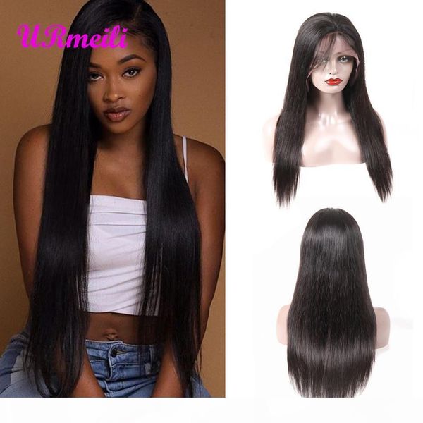 360 full lace human hair wigs for black women pre plucked straight front lace wigs with baby hair peruvian unprocessed human hair wigs, Black;brown
360 full lace human hair wigs for black women pre plucked straight front lace wigs with baby hair peruvian unprocessed human hair wigs, Black;brown