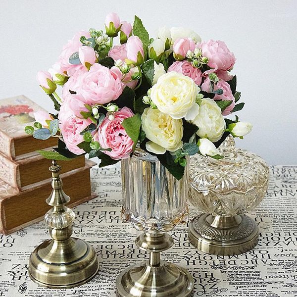 artificial silk flowers 5 big heads/bouquet peonies bouquet 4 bud flowers wedding home decoration fake peony rose flower1
artificial silk flowers 5 big heads/bouquet peonies bouquet 4 bud flowers wedding home decoration fake peony rose flower1