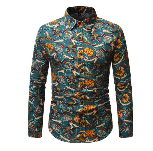 men's casual shirts long sleeve shirt men personality trend print lapel floral male fashion party dress blouse 2021, White;black
men's casual shirts long sleeve shirt men personality trend print lapel floral male fashion party dress blouse 2021, White;black