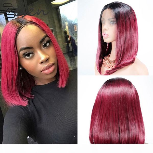zesen short bob burgundy hair synthetic lace front wigs for women smooth and soft heat resistant heat glueless bob wigs, Black
zesen short bob burgundy hair synthetic lace front wigs for women smooth and soft heat resistant heat glueless bob wigs, Black