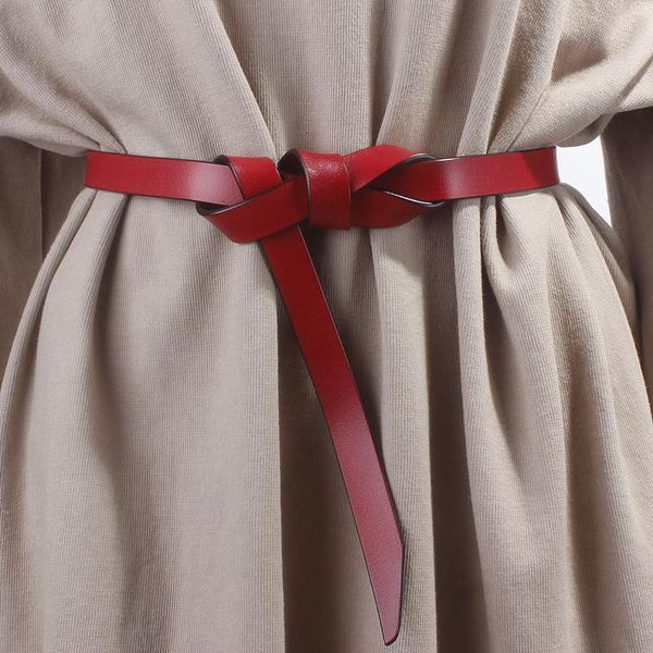 2020women genuine leather thin belt black jeans bow knot cowhide leather belts woman dress waist strap brown soft solid waistbands jllhkn, Black;brown
2020women genuine leather thin belt black jeans bow knot cowhide leather belts woman dress waist strap brown soft solid waistbands jllhkn, Black;brown