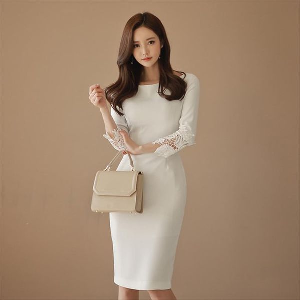 women patchwork white lace dress spring 2020 solid long sleeves vintage bandage bodycon dresses celebrity vestidos de festa, Black;gray
women patchwork white lace dress spring 2020 solid long sleeves vintage bandage bodycon dresses celebrity vestidos de festa, Black;gray