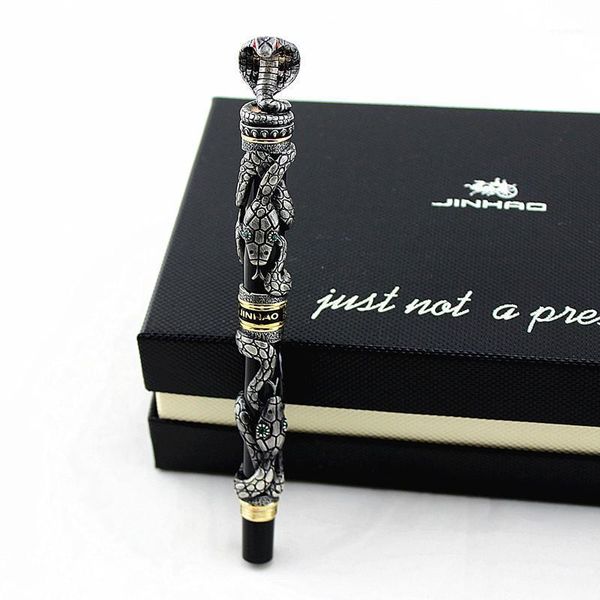 fountain pens jinhao double dragon / snake vintage luxurious pen holder full metal carving embossing heavy gift collection1
fountain pens jinhao double dragon / snake vintage luxurious pen holder full metal carving embossing heavy gift collection1