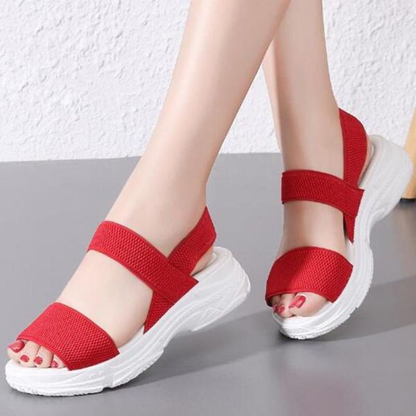 35-45 large size ladies sandals summer new style lightweight women sandals flying woven stretch mesh casual student, Black
35-45 large size ladies sandals summer new style lightweight women sandals flying woven stretch mesh casual student, Black