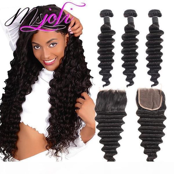 msjoli hair 3 bundles loose deep wave brazilian virgin loose deep wave hair bundles with closures 100% human hair, Black;brown
msjoli hair 3 bundles loose deep wave brazilian virgin loose deep wave hair bundles with closures 100% human hair, Black;brown