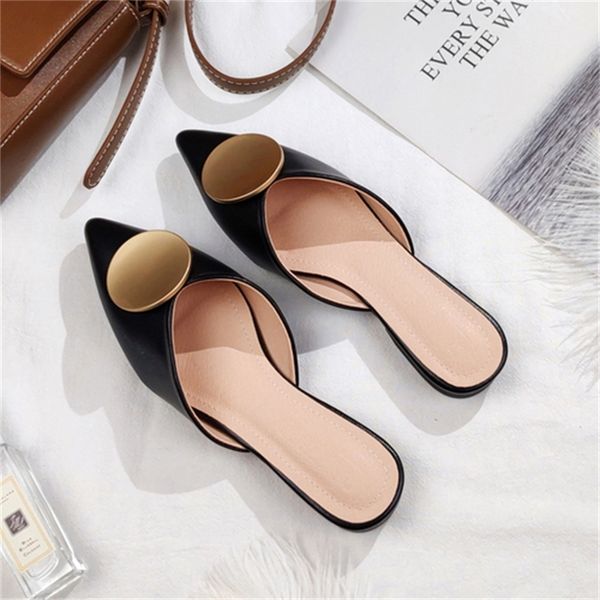 2021 new summer shoe flip-flops women pointed lazy wear pedal crutches shoes or21, Black
2021 new summer shoe flip-flops women pointed lazy wear pedal crutches shoes or21, Black