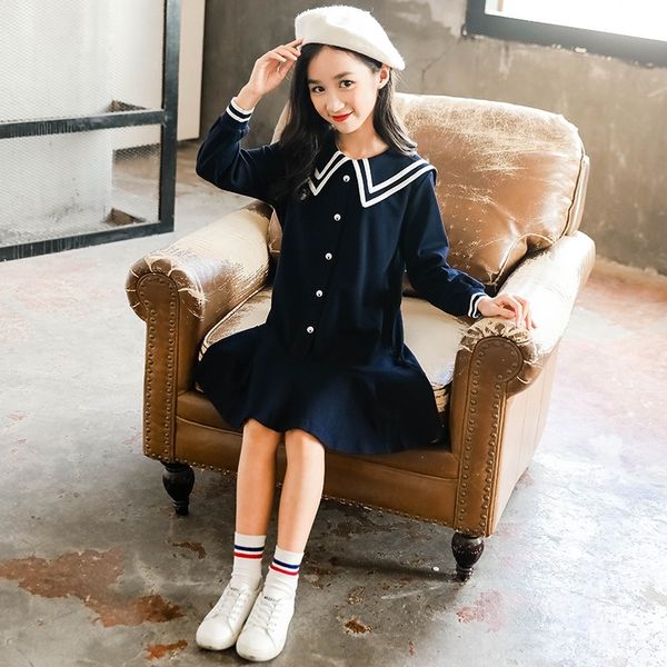 xuxm0 girl's mrw81 and children's children's spring dress 2020 new cuda korean school fashion navy collar dress skirt, Black;gray
xuxm0 girl's mrw81 and children's children's spring dress 2020 new cuda korean school fashion navy collar dress skirt, Black;gray