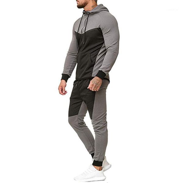 gym clothing men´s print 2pcs tracksuit sets autumn men casual sweatsuit hooded patchwork sweatshirt pants 2 piece pant with sets1, White;black
gym clothing men´s print 2pcs tracksuit sets autumn men casual sweatsuit hooded patchwork sweatshirt pants 2 piece pant with sets1, White;black