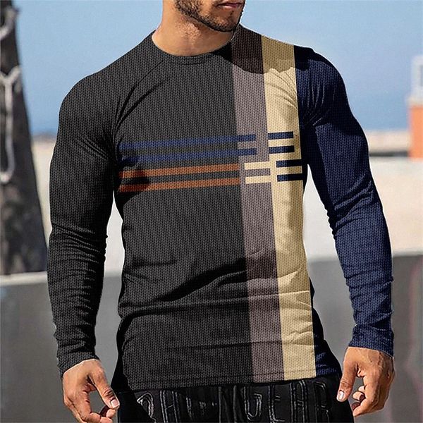 men's t shirt 3d print striped graphic color block plus size crew neck casual daily print long sleeve basic designer slim fit big and, White;black
men's t shirt 3d print striped graphic color block plus size crew neck casual daily print long sleeve basic designer slim fit big and, White;black
