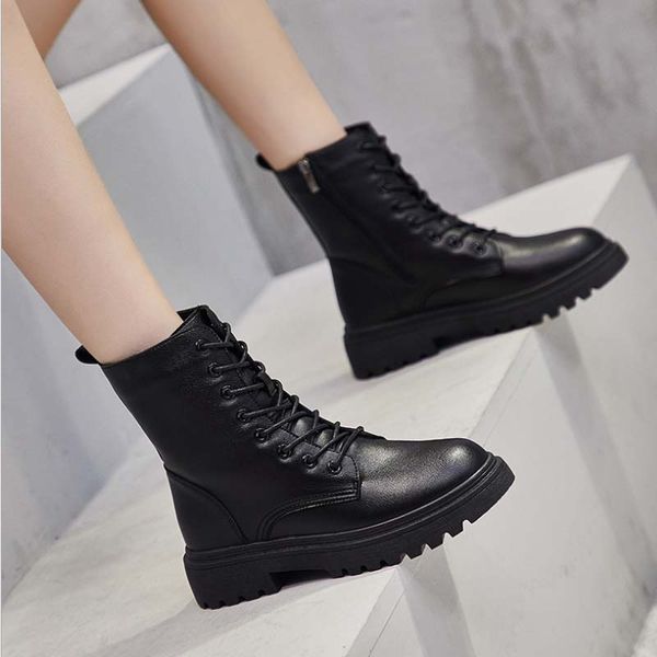 winter women's warm waterproof high-plus velvet martin boots black classic fashion new short thick-soled hiking boots snow boots
winter women's warm waterproof high-plus velvet martin boots black classic fashion new short thick-soled hiking boots snow boots