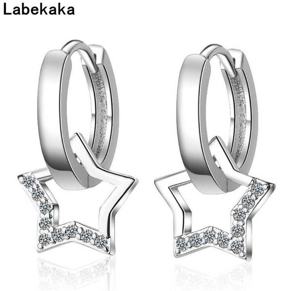 hoop & huggie labekaka small earrings stainless steel stars cubic zirconia fashion party jewelry accessories gift, Golden;silver
hoop & huggie labekaka small earrings stainless steel stars cubic zirconia fashion party jewelry accessories gift, Golden;silver
