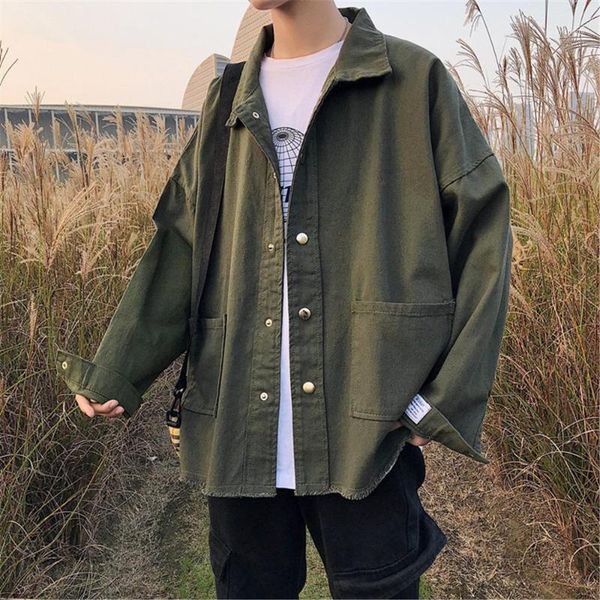 hong kong style 2020 new bf winter tooling jacket men's korean students' denim clothing trend loose lapel solid color jacket1, Black;brown
hong kong style 2020 new bf winter tooling jacket men's korean students' denim clothing trend loose lapel solid color jacket1, Black;brown