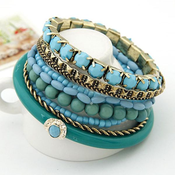 kymyad bohemian summer style bracelets bangles sets vintage multi layer beads chain bracelets for women bijoux pulseras, Black
kymyad bohemian summer style bracelets bangles sets vintage multi layer beads chain bracelets for women bijoux pulseras, Black