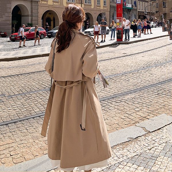 2019 autumn new high fashion brand women classic trench coat waterproof raincoat business outerwear 1028, Tan;black
2019 autumn new high fashion brand women classic trench coat waterproof raincoat business outerwear 1028, Tan;black