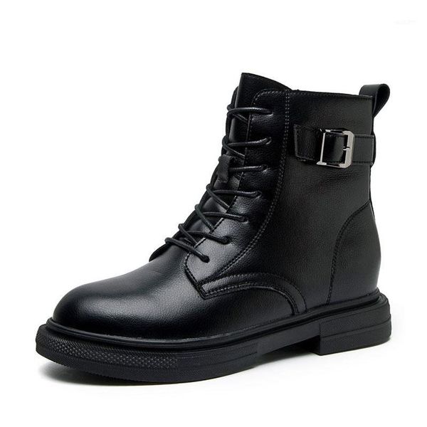 boots real leather woman ankle buckle fashion platform cross strap winter shoes women warm zipper footwear1, Black
boots real leather woman ankle buckle fashion platform cross strap winter shoes women warm zipper footwear1, Black