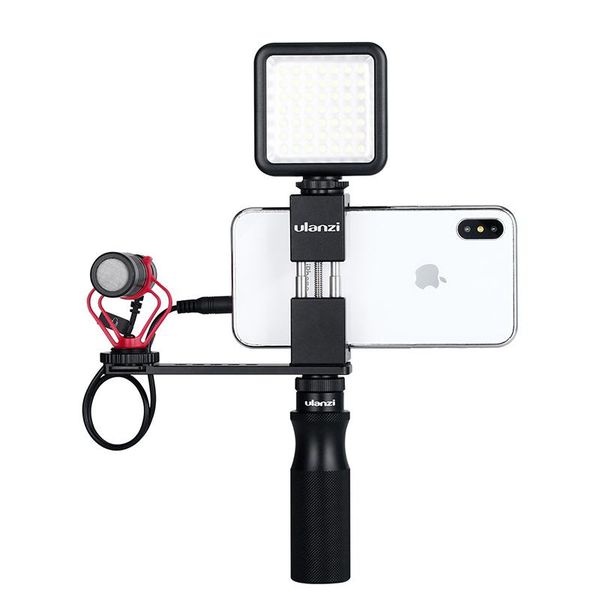 ulanzi vlog handle grip with 1/4 cold shoe mount adapter for microphone led light vlogging kit live audio video grip
ulanzi vlog handle grip with 1/4 cold shoe mount adapter for microphone led light vlogging kit live audio video grip