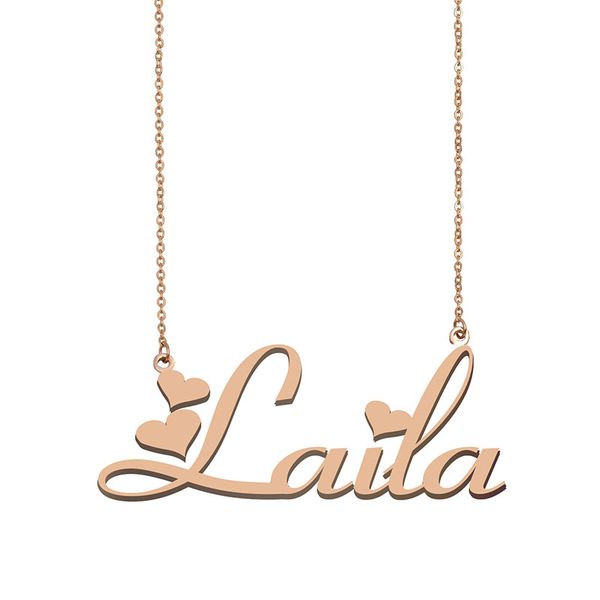 laila name necklaces pendant custom personalized for women girls children friends mothers gifts 18k gold plated stainless steel, Silver
laila name necklaces pendant custom personalized for women girls children friends mothers gifts 18k gold plated stainless steel, Silver