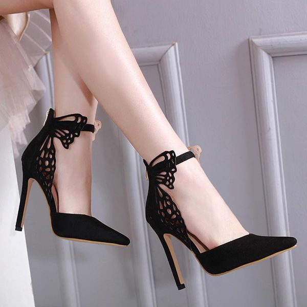 sandals stunning2021 lazada women high european and american pointed hollow stiletto bow shallow mouth single shoe woman, Black
sandals stunning2021 lazada women high european and american pointed hollow stiletto bow shallow mouth single shoe woman, Black