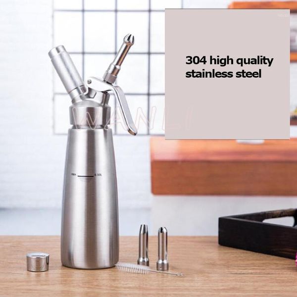 food processors 500ml 304 stainless steel cream gun foamer creamer squirt gas tank siphon bottle foam bottle1
food processors 500ml 304 stainless steel cream gun foamer creamer squirt gas tank siphon bottle foam bottle1