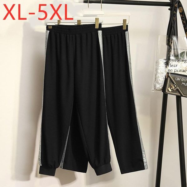new 2020 ladies autumn winter plus size cropped pants for women large casual loose black stripe wide leg trousers 3xl 4xl 5xl, Black;white
new 2020 ladies autumn winter plus size cropped pants for women large casual loose black stripe wide leg trousers 3xl 4xl 5xl, Black;white