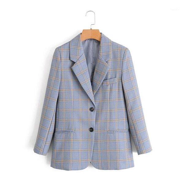 vintage elegant plaid single breasted blazers 2020 women fashion pockets notched blazer coat casual chic outerwear1, White;black
vintage elegant plaid single breasted blazers 2020 women fashion pockets notched blazer coat casual chic outerwear1, White;black