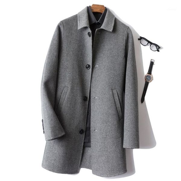new winter cloth coat male long overcoat woolen cloth cashmere double-sided, cultivate morality leisure business coat1, Black
new winter cloth coat male long overcoat woolen cloth cashmere double-sided, cultivate morality leisure business coat1, Black