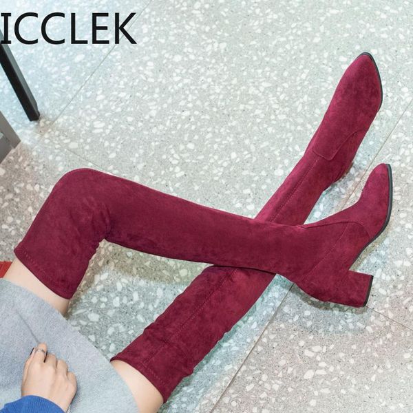 autumn beautiful women over the knee high boots fashion all match pointed toe winter shoes elegant all match women boots, Black
autumn beautiful women over the knee high boots fashion all match pointed toe winter shoes elegant all match women boots, Black