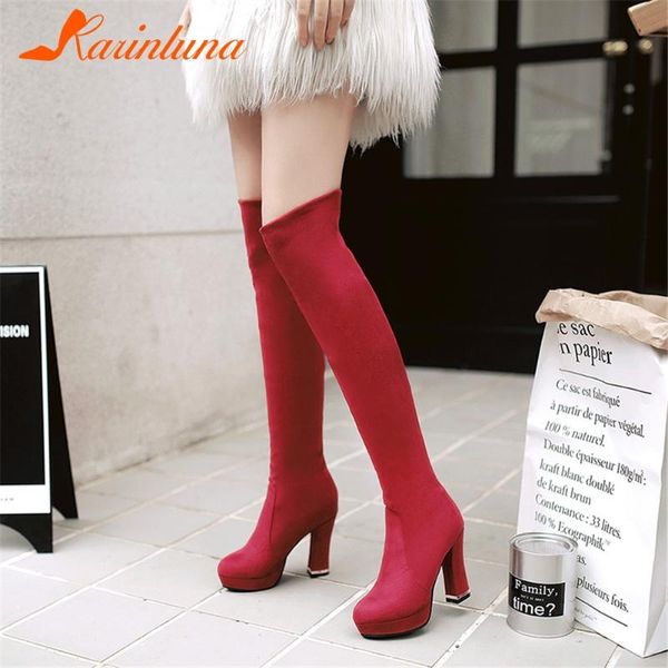 boots karin dropship fashionable shoes women over-the-knee thigh solid slip-on spike heels footwear, Black
boots karin dropship fashionable shoes women over-the-knee thigh solid slip-on spike heels footwear, Black