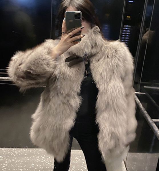 women overcoat winter fashion faux fur vest coats elegant warm outerwear fake jacket chaquetas mujer, Black
women overcoat winter fashion faux fur vest coats elegant warm outerwear fake jacket chaquetas mujer, Black