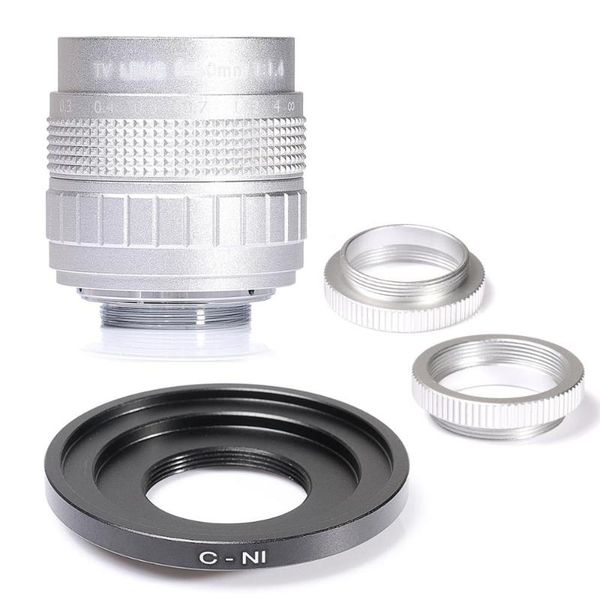 other cctv cameras silver fujian 50mm f1.4 tv camera lens + c-n1 mount ring for nikon 1 j5 s2 j4 v3 aw1 s1 j3 v2 j2 j1 v1
other cctv cameras silver fujian 50mm f1.4 tv camera lens + c-n1 mount ring for nikon 1 j5 s2 j4 v3 aw1 s1 j3 v2 j2 j1 v1