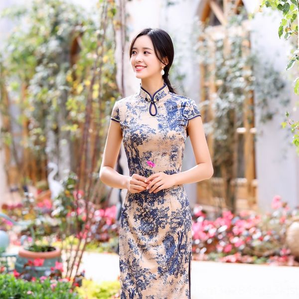 tang ziyi 2020 summer new silk skirtdress skirt printed cheongsam skirt girl improved chinese style dress cheongsam 6zs2e, Black;gray
tang ziyi 2020 summer new silk skirtdress skirt printed cheongsam skirt girl improved chinese style dress cheongsam 6zs2e, Black;gray