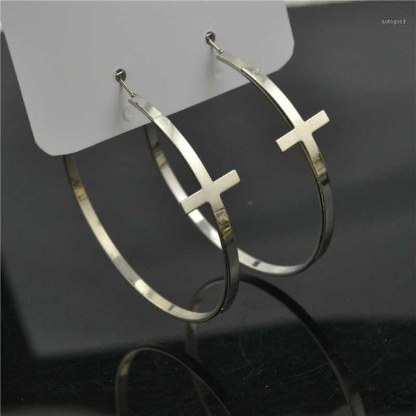 big cross circle hoop earrings for women layer fashion jewelry accessories round youth student simple wholesale ladies earrings1, Golden;silver
big cross circle hoop earrings for women layer fashion jewelry accessories round youth student simple wholesale ladies earrings1, Golden;silver