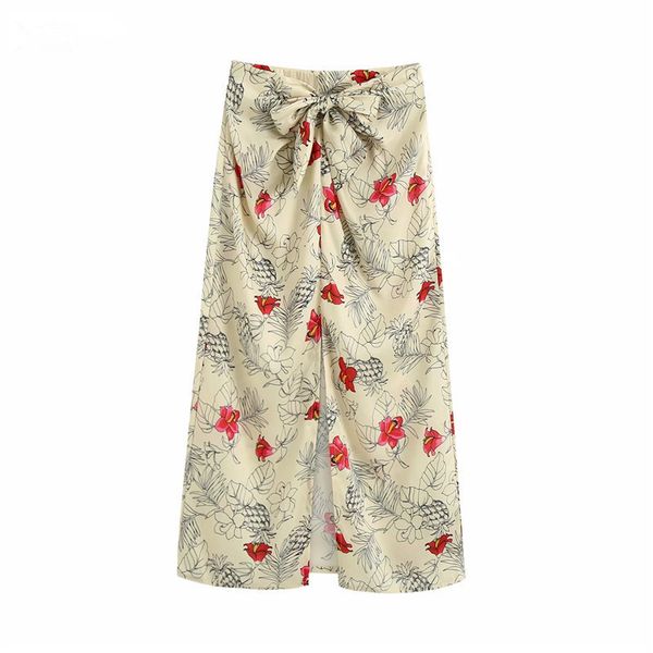 2021 new women vintage floral printed high-waist midi skirt fashion decorative knot hem front vents female chic skirts l20w, Black
2021 new women vintage floral printed high-waist midi skirt fashion decorative knot hem front vents female chic skirts l20w, Black