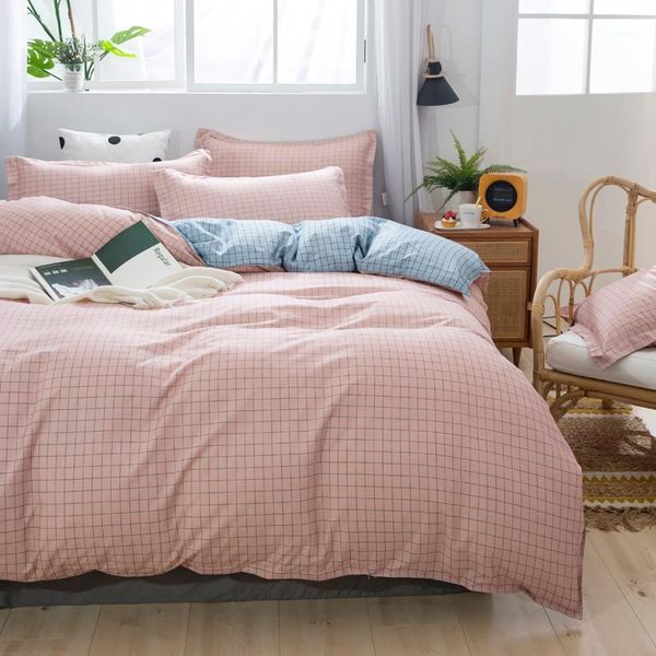 small grid design bedding set quilt cover pillowcase duvet cover sets gray king double single full size bed linen1
small grid design bedding set quilt cover pillowcase duvet cover sets gray king double single full size bed linen1