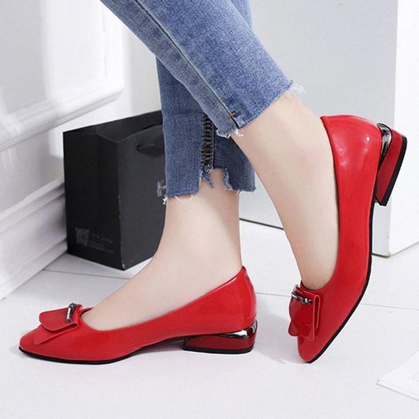 plus size 34-41 ol office women shoes crystal low heel dress shoes patent leather woman boat zapatos mujer 6472 #rf5e, Black 
plus size 34-41 ol office women shoes crystal low heel dress shoes patent leather woman boat zapatos mujer 6472 #rf5e, Black