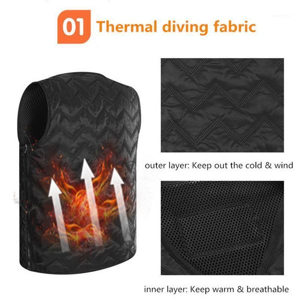 outdoor t-shirts electric vest heated usb thermal warm heat pad winter warmer 5 heating zones size adjustable hiking vests unisex1, Gray;blue
outdoor t-shirts electric vest heated usb thermal warm heat pad winter warmer 5 heating zones size adjustable hiking vests unisex1, Gray;blue