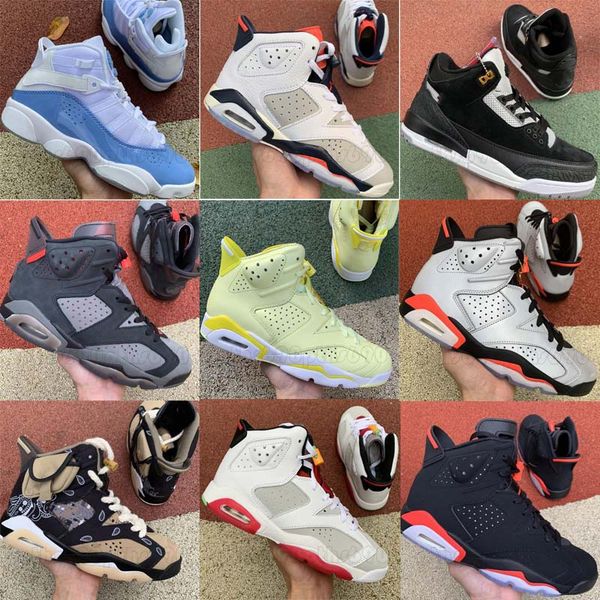 men basketball shoes travis olive 6 6s scotts unc tinker reflect silver flight nostalgia jumpman sneaker infrared designer sports size 40-46
men basketball shoes travis olive 6 6s scotts unc tinker reflect silver flight nostalgia jumpman sneaker infrared designer sports size 40-46